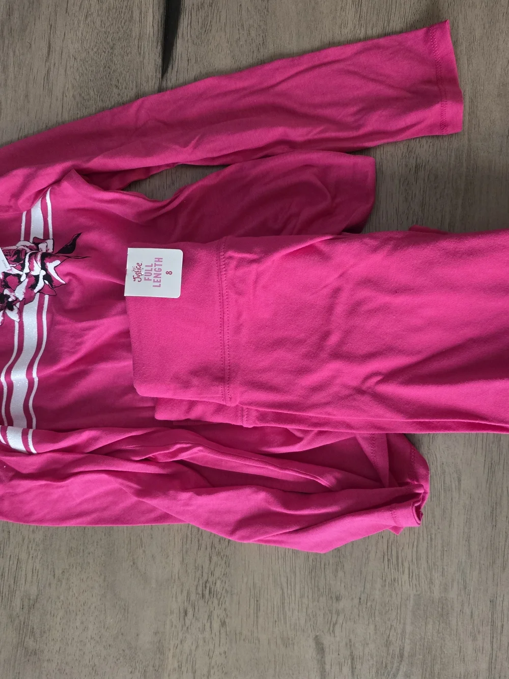 Lot Of Justice Girls Clothes /Shirts Sz 6 Leggings Sz 8 / Brand New